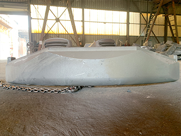 Zunhua Shengjian Fanrong Machinery Co., Ltd. saa päätökseen pyrstön vastapainonäytteiden toimituksen uuden asiakkaan minikaivukoneisiin